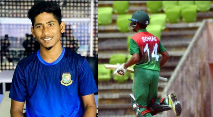 জাতীয় অনূর্ধ্ব-১৯ ক্রিকেট দলে পাকিস্তান সফরে ঠাকুরগাঁওয়ের সোহাগ