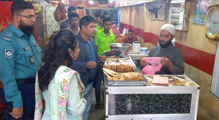 বরিশালে ভ্রমমাণ আদালতের অভিযানে তিন প্রতিষ্ঠানকে জরিমানা