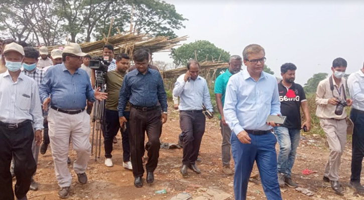 ব্রাহ্মণবাড়িয়ায় বিসিকসহ তিতাস নদী পরিদর্শনে নদী কমিশন চেয়ারম্যান