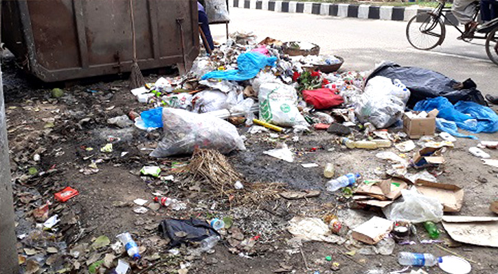 ডাস্টবিন থেকে কুকুরের মুখে নবজাতক, উদ্ধার করলো পুলিশ