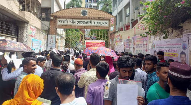 সাত কলেজ খ ইউনিটের ভর্তি পরীক্ষায় সোহরাওয়ার্দী কলেজে উপস্থিতি ৭০ শতাংশ