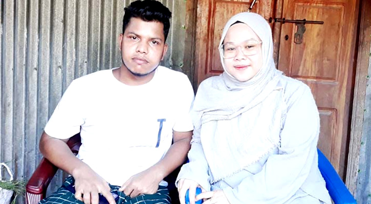 প্রেমের টানে সুজানগরে মালয়েশিয়ান তরুণী