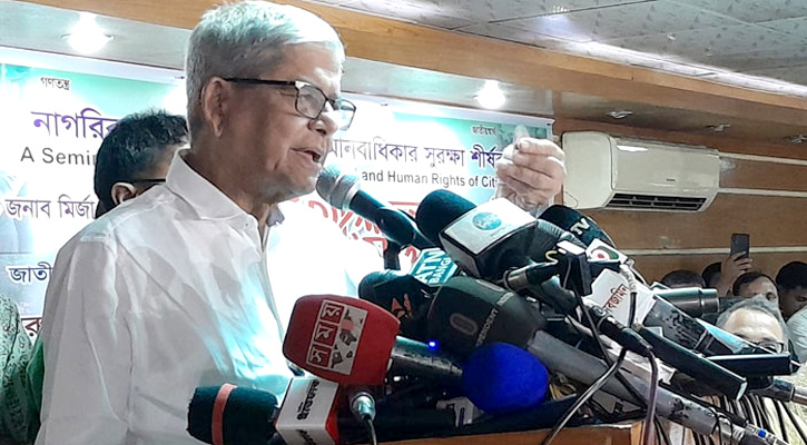 দেশকে দুনীতিপরায়ন জাতিতে পরিণত করছে সরকার: ফখরুল