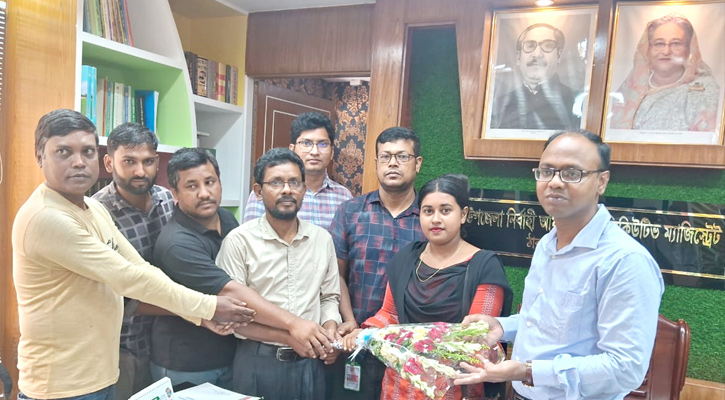 ঠাকুরগাঁওয়ে নবাগত ইউএনও’র সাথে অনলাইন প্রেসক্লাবের মতবিনিময়