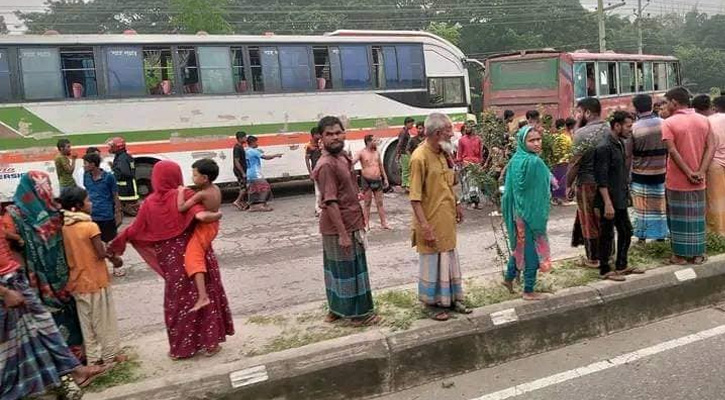 ময়মনসিংহের ত্রিশালে সড়ক দুর্ঘটনায় নিহত বেড়ে ৫