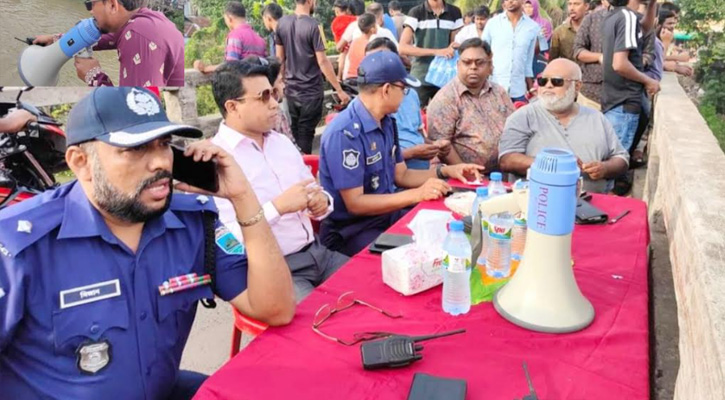 ভাঙ্গুড়ায় দুর্গাপূজার নিরাপত্তায় সন্তুষ্ট সনাতন ধর্মাবলম্বীরা