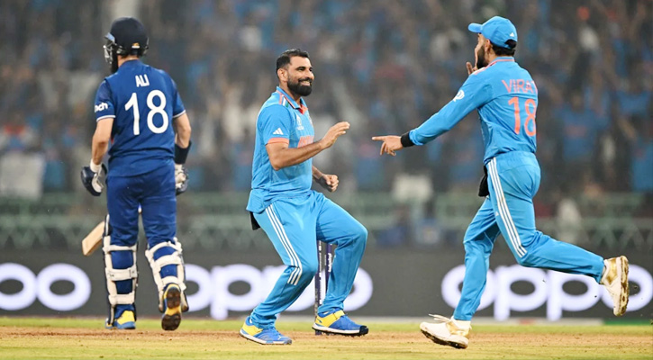 ভারতের কাছে হার, পয়েন্ট টেবিলের তলানিতে ইংলিশরা