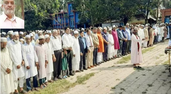 বীর মুক্তিযোদ্ধা এমপি রবির ভাই মীর মঈনুল ইসলামের দাফন সম্পন্ন