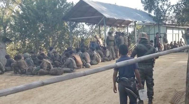 ভারতে পালালো মিয়ানমারের ৬০০ সৈন্য