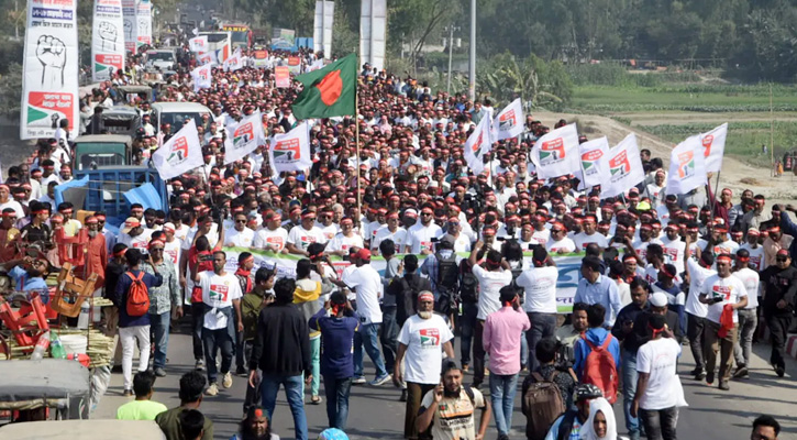 তিস্তা বাঁচাতে উত্তরের পাঁচ জেলায় কর্মসূচি, পদযাত্রায় জনস্রোত