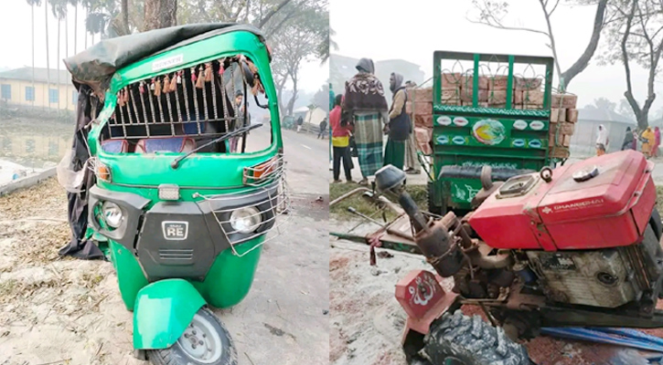 লালপুরে পাওয়ার টিলার ও সিএনজি মুখোমুখি সংঘর্ষে নিহত ১