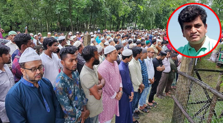 ক্যান্সারের কাছে হেরে যাওয়া সাংবাদিক শফিউলের জানাজায় শোকার্ত মানুষের ঢল