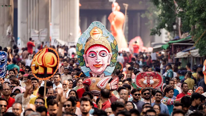 ঢাবির বর্ষবরণ আনন্দ শোভাযাত্রা সকাল ৯টায় শুরু