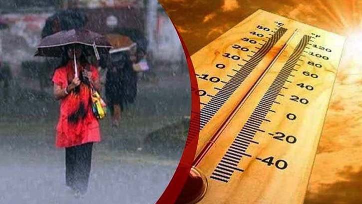 সারাদেশে বজ্রসহ ভারি বৃষ্টির আভাস, বাড়বে তাপমাত্রা