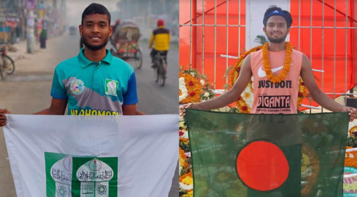 ভিন্নভাবে ভাষা শহীদদের স্বরণ করলেন ইবির দুই শিক্ষার্থী