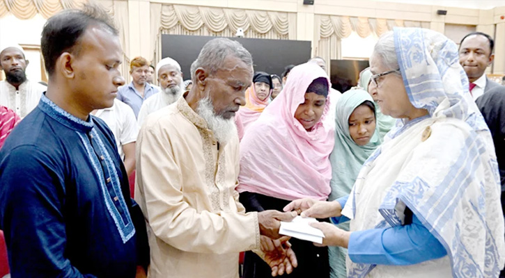 নিহত ৩৪ জনের পরিবারকে আর্থিক সহায়তা দিলেন প্রধানমন্ত্রী