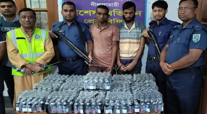 বিপুলসংখ্যক ফেনসিডিলসহ দুই কারবারি গ্রেপ্তার