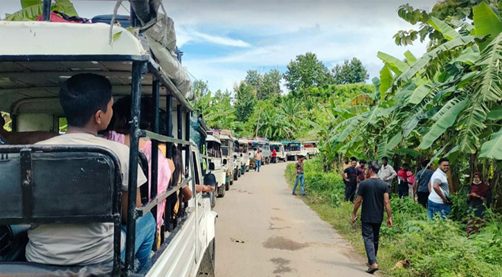 সাড়ে ছয় ঘণ্টা পর সাজেকে যানচলাচল স্বাভাবিক