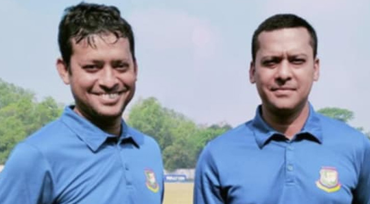 প্রথমবার এক সঙ্গে আম্পায়ারিংয়ে নামছেন দুই ভাই
