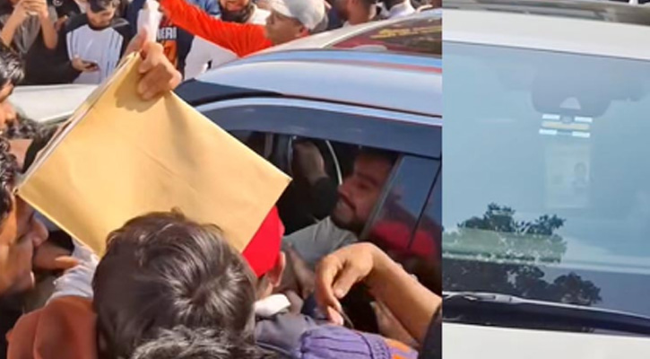 মিরাজের গাড়ি আটকে দিলো দর্শকরা