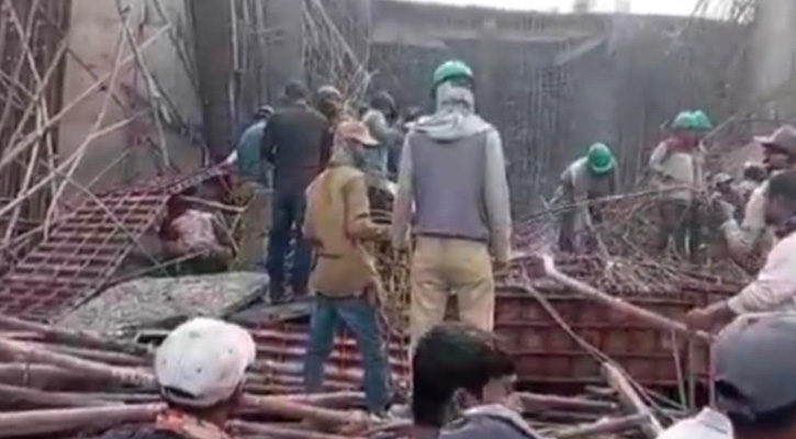 মুন্সীগঞ্জের গজারিয়ায় নির্মাণাধীন ভবনের ছাদ ধসে আহত- ১৩