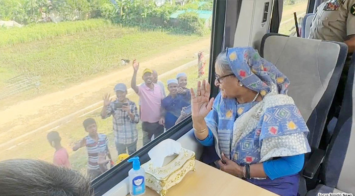 ২৬ মিনিটে কক্সবাজার থেকে রামু গেলেন প্রধানমন্ত্রী