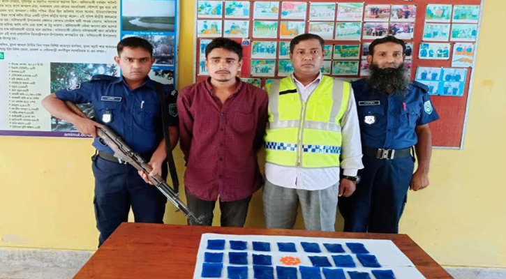বালিয়াডাঙ্গীতে ৩৭৫৫ পিস ইয়াবাসহ মাদক ব্যবসায়ী গ্রেপ্তার