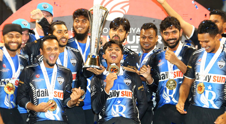 বৈষম্যবিরোধী আন্দোলনে শহীদদের শিরোপা উৎসর্গ করলো রংপুর রাইডার্স