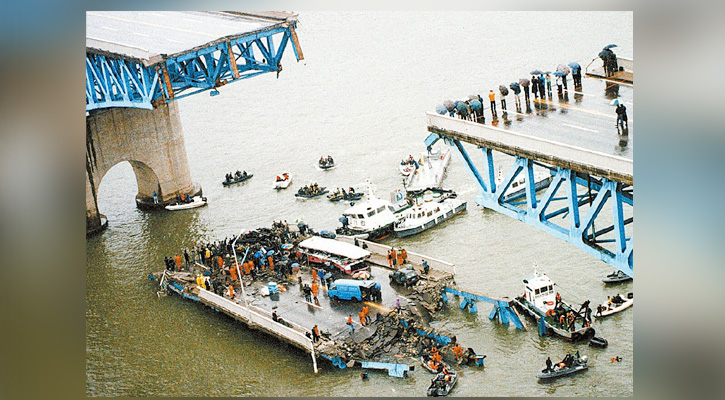 দক্ষিণ কোরিয়ায় সেতু ধসে একজন নিহত
