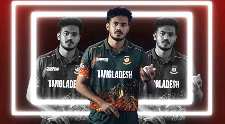 চ্যাম্পিয়ন্স ট্রফির জন্য বাংলাদেশের জার্সি উন্মোচন