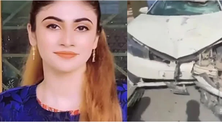 টিকটকার দানিয়া শাহর গাড়ির সঙ্গে সংঘর্ষ, ১জনের মৃত্যু
