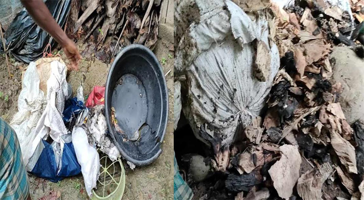 আমতলীতে অলৌকিক আগুন, আতঙ্কে গ্রামবাসী