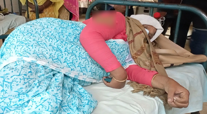 পীরগঞ্জে ইউপি সদস্যের উপর হামলা