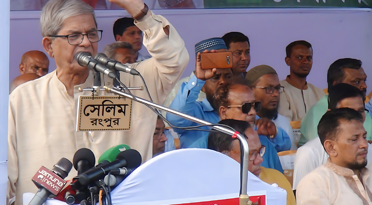 দাবি একটাই শেখ হাসিনার পদত্যাগ: মির্জা ফখরুল