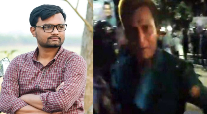 লাইভ চলাকালে সাংবাদিককে পুলিশের হেনস্তা