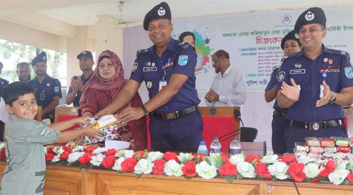 বঙ্গমাতার জন্মবার্ষিকীতে পুনাকের চিত্রাংকন প্রতিযোগিতা