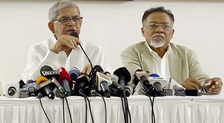 প্রধানমন্ত্রীর ত্রিদেশীয় এই সফরের ফল প্রায় শূন্য: মির্জা ফখরুল