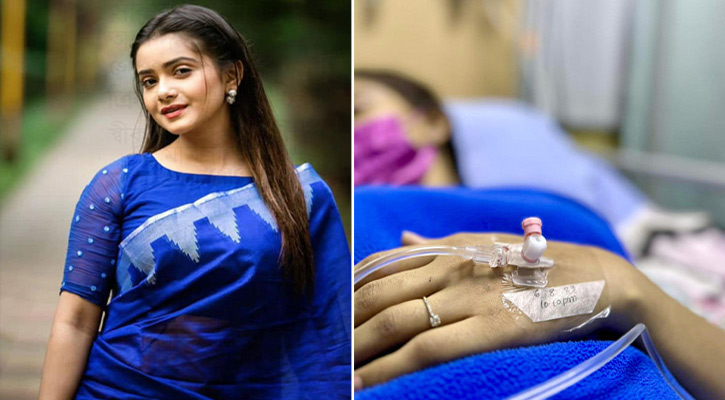 হাসপাতালে ভর্তি তানজিন তিশা