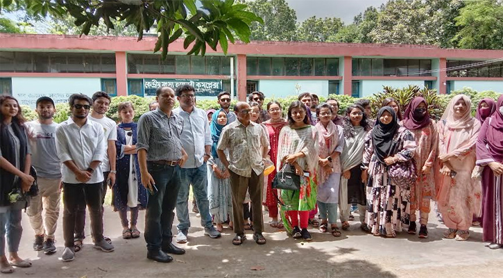 কোটচাঁদপুর মৎস্য হ্যাচারী কমপ্লেক্সে খুবির ৪২ শিক্ষার্থী