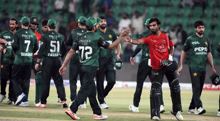 শেষ ম্যাচে হোঁচট, পাকিস্তানকে হোয়াইটওয়াশ করতে পারল না বাংলাদেশ