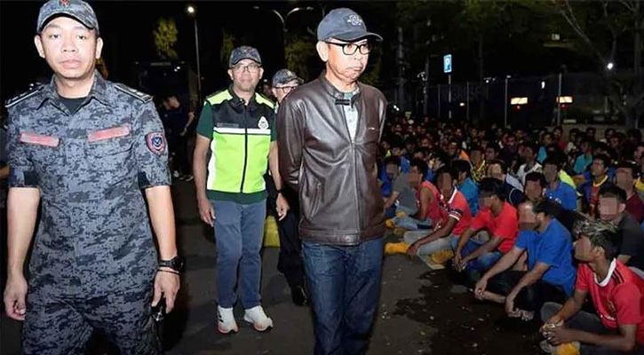 মালয়েশিয়ায় বাংলাদেশিসহ ১৮৪ অবৈধ অভিবাসী আটক