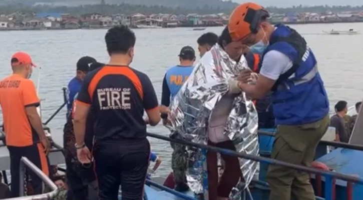 ফিলিপাইনে সাড়ে তিনশো যাত্রী নিয়ে ফেরি ডুবি, নিহত অন্তত ১৫