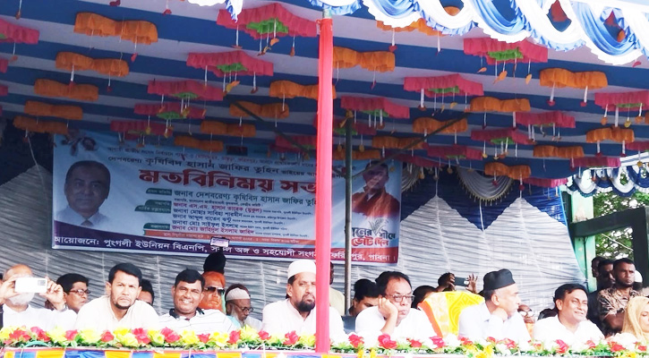 দেশের উন্নয়নে ধানের শীষে ভোট দিন: পাবনার ফরিদপুরে কেন্দ্রীয় কৃষকদলের সভাপতি
