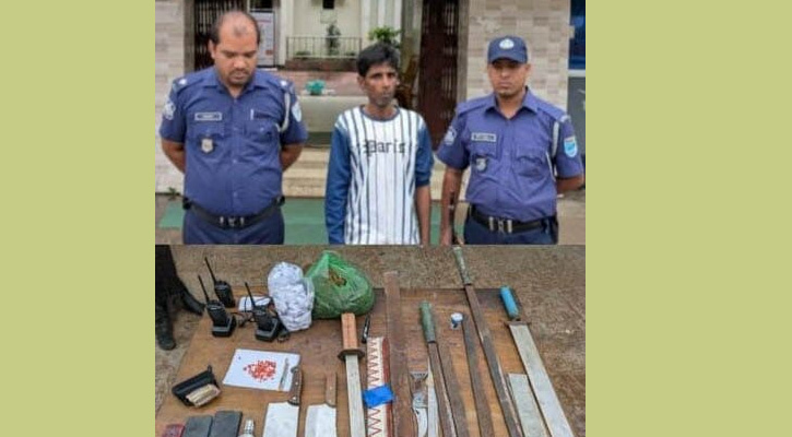 রূপগঞ্জে মাদক ও দেশীয় অস্ত্রসহ কিশোরগ্যাংয়ের সদস্য গ্রেপ্তার