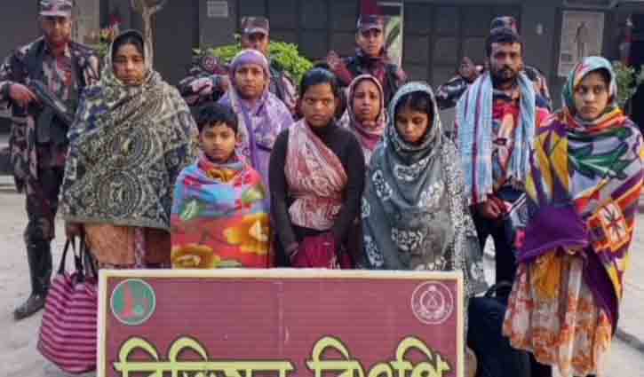 আবারও ১৫ জন পুশইন করল বিএসএফ