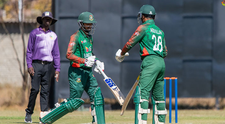 জিম্বাবুয়েকে ২৭৫ রানের লক্ষ্য দিল বাংলাদেশ