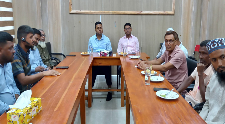 নকলায় সাংবাদিকদের সাথে নবাগত ইউএনওর মতবিনিময় সভা