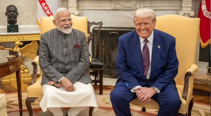 বাণিজ্য ও প্রতিরক্ষা সহযোগিতা নিয়ে মোদি–ট্রাম্পের ফোনালাপ