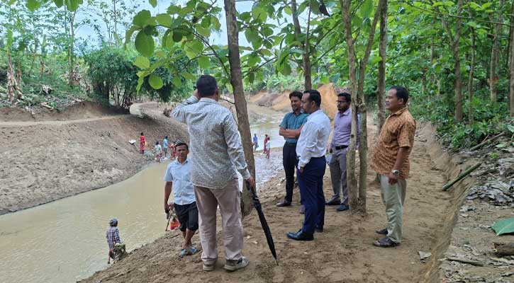 প্রধানমন্ত্রীর ঘোষিত খাল খনন কর্মসূচির প্রথম ধাপ খাগড়াছড়িতে সম্পন্ন