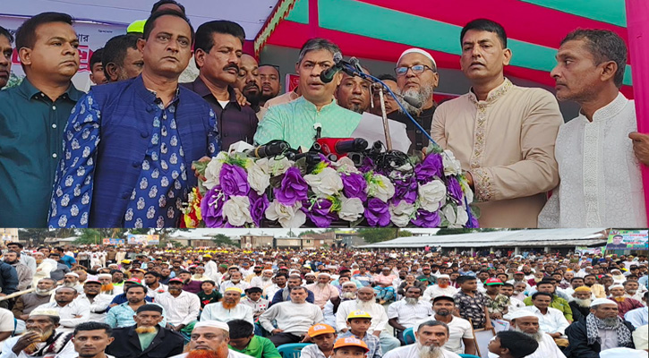 আমখোলা ইউনিয়নে হাসান মামুনের বিশাল জনসভা, মিছিলে উপচে পড়ল জনতার ঢল